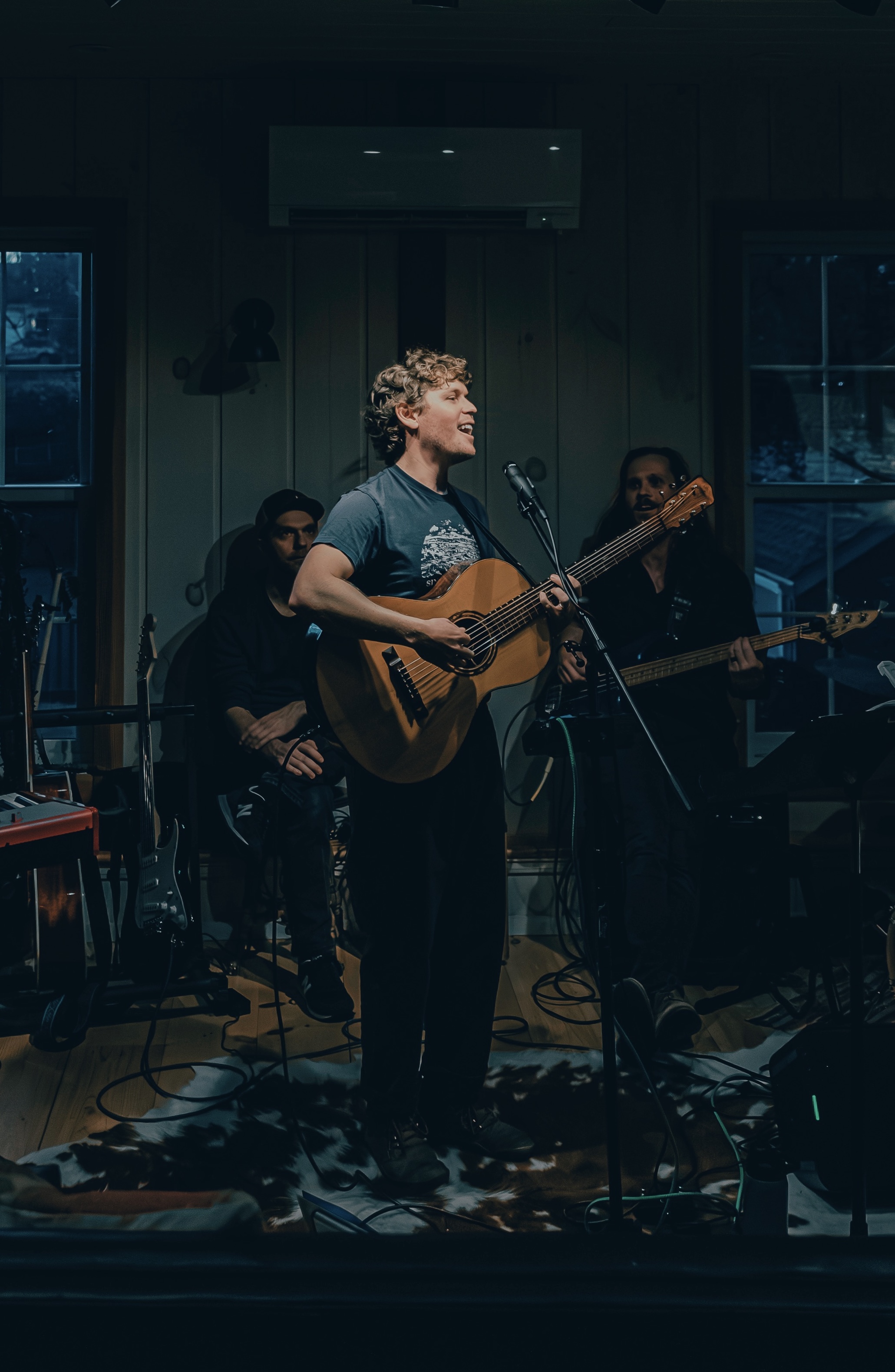 C. Burrows performing