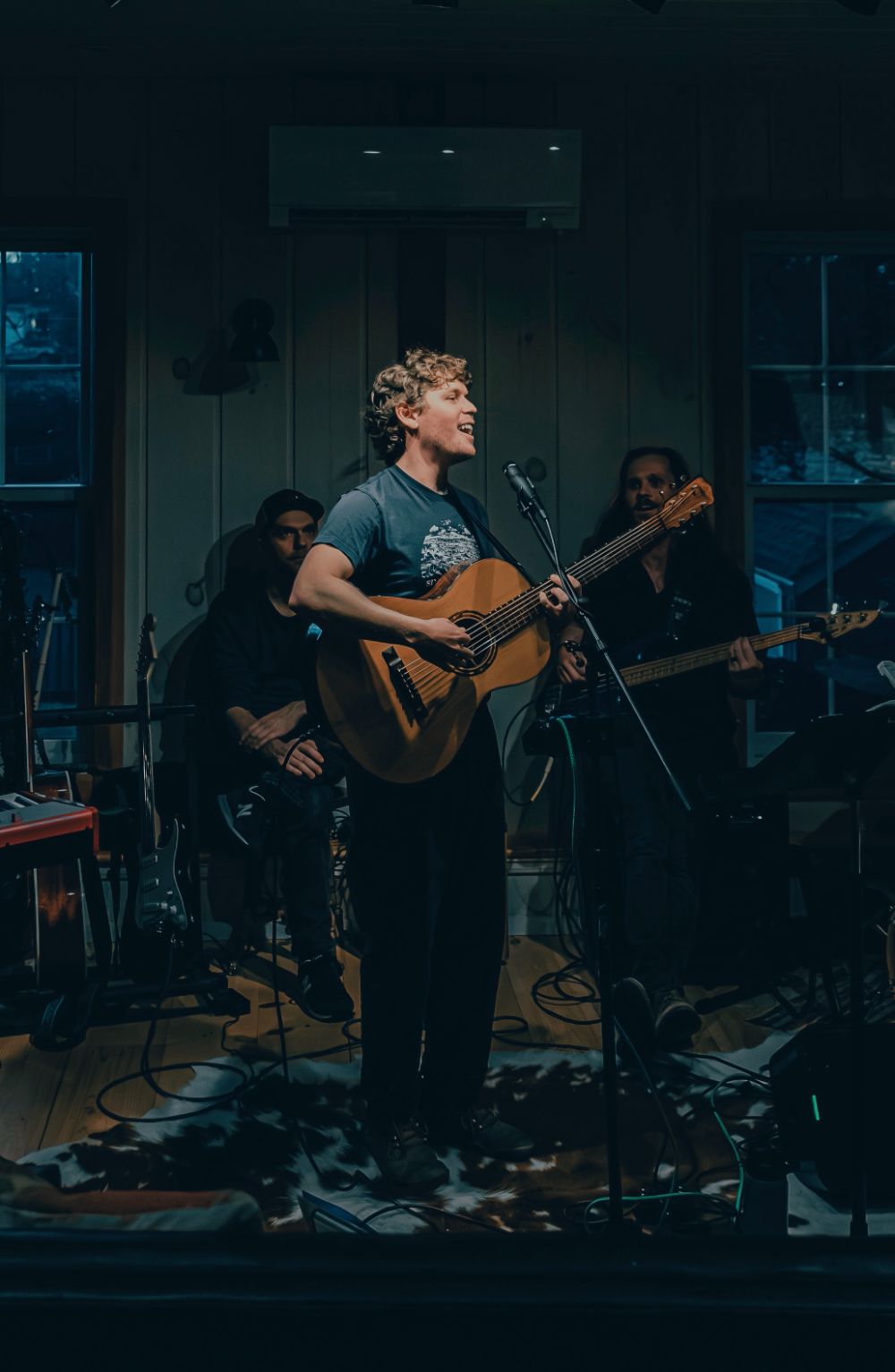 C. Burrows performing